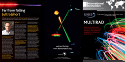 a brochure on the group research activities.