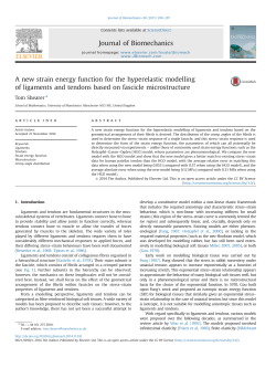 A new strain energy function for the hyperelastic
