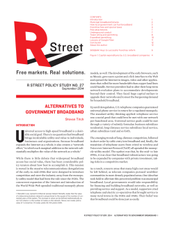 alternatives to government broadband
