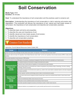 Soil Conservation