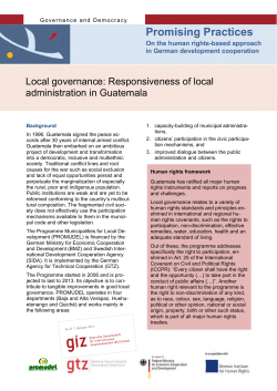 Local governance: Responsiveness of local administration in