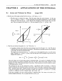 Calculus Online Textbook Study Guide Chapter 8