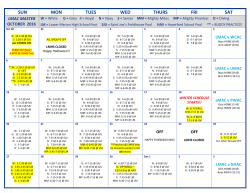 LMAC Master November 2016 - Lower Merion Aquatic Club