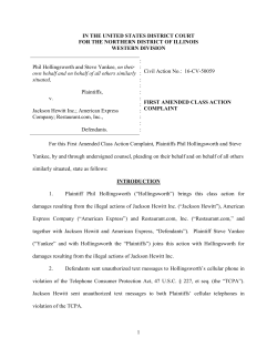 Class Action Complaint