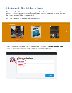 photo captions from Flickr