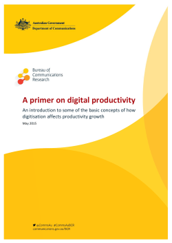 A primer on digital productivity