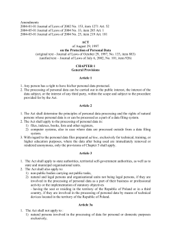 Amendments 2004-01-01 Journal of Laws of 2002 No. 153, item