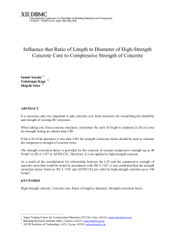 Influence that Ratio of Length to Diameter of High