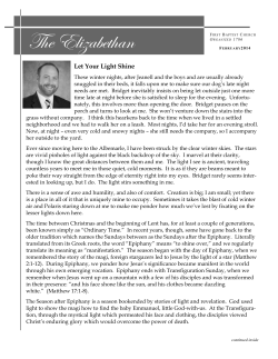 The Elizabethan - First Baptist Church Elizabeth City, NC