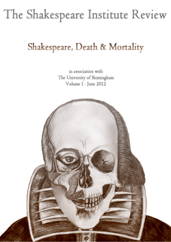 Here - The Shakespeare Institute Review