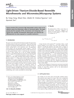 LightDriven TitaniumDioxideBased Reversible Microfireworks and