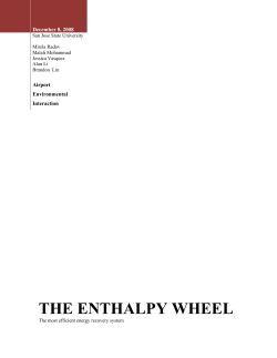 The Enthalpy Wheel