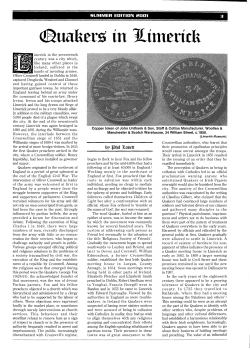 Quakers in Limerick by Phil Lovett