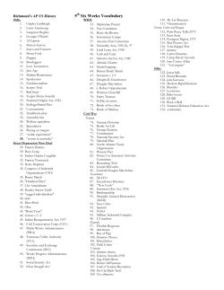 5 Six Weeks Vocabulary