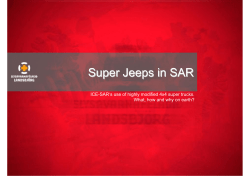 Super Jeeps in SAR