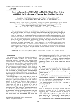 Study on Interaction of Bi2O3, PbO and BaO in Silicate Glass