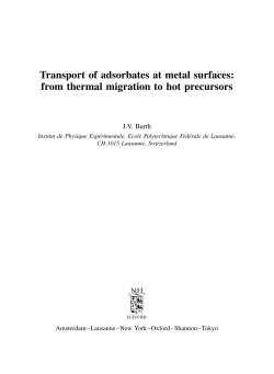 from thermal migration to hot precursors
