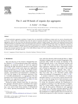 The J- and H-bands of organic dye aggregates