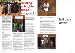 Overseas Aid Committee project in northern Uganda
