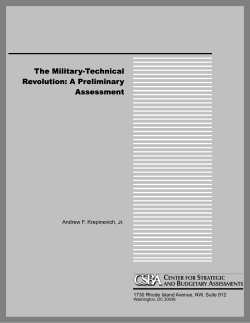 The Military-Technical Revolution