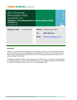 Fuel Measurement and Sampling Guidance