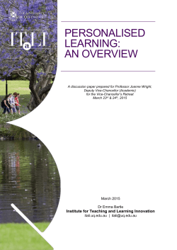 personalised learning