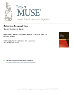 Rethinking Comparativism