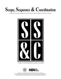 Catalysts and Enzymes - Scope, Sequence, and Coordination