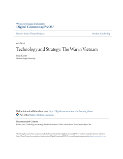 Technology and Strategy: The War in Vietnam