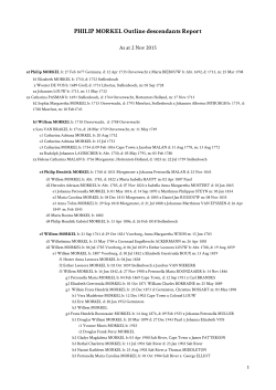 Philip Morkel Descendants Rprt 2 Nov 15 Pages