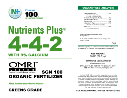 Nutrients Plus 4-4-2
