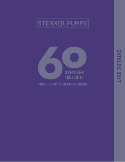Catalog - Stenner Pumps