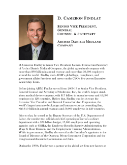 d. cameron findlay - Association of Corporate Counsel