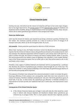 Climate Protection Quota - Verband der Deutschen