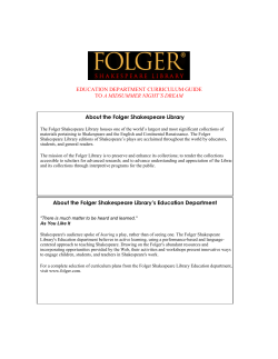 Curriculum Guide to A Midsummer Night`s Dream