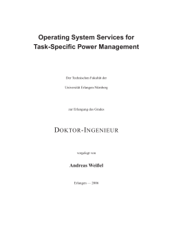 Operating System Services for Task