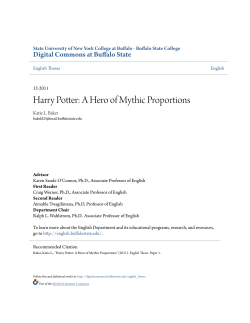 Harry Potter: A Hero of Mythic Proportions