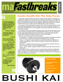 2014 October Newsletter