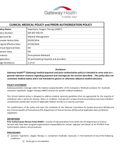 Hyperbaric Oxygen Therapy (HBOT)