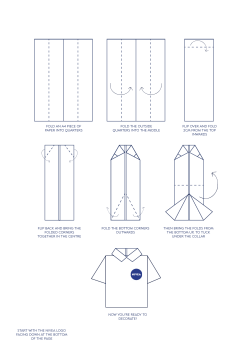 FOLD AN A4 PIECE OF PAPER INTO QUARTERS FOLD THE