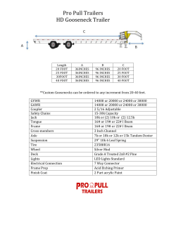 Pro Pull Trailers HD Gooseneck Trailer