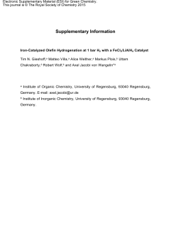 Supplementary Information - Royal Society of Chemistry