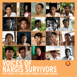 THE STORY OF SURVIVORS FROM CYCLONE NARGIS