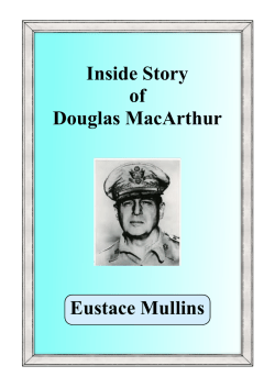 Inside Story of Douglas MacArthur