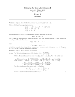 Exam 2 solutions