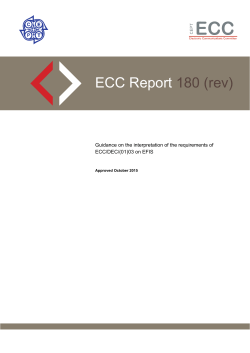 ECC Report 180 - ECO Documentation Database