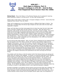 HFM 057 &ndash; Dark Ages in History, Part 3: Europe`s Collapse in 476