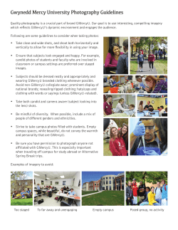 Photography Guidelines - Gmercyu
