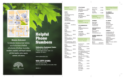 Helpful Phone Numbers
