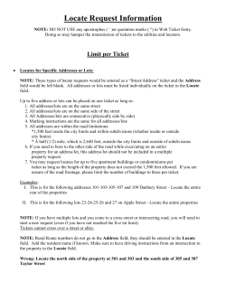 Locate Request Information